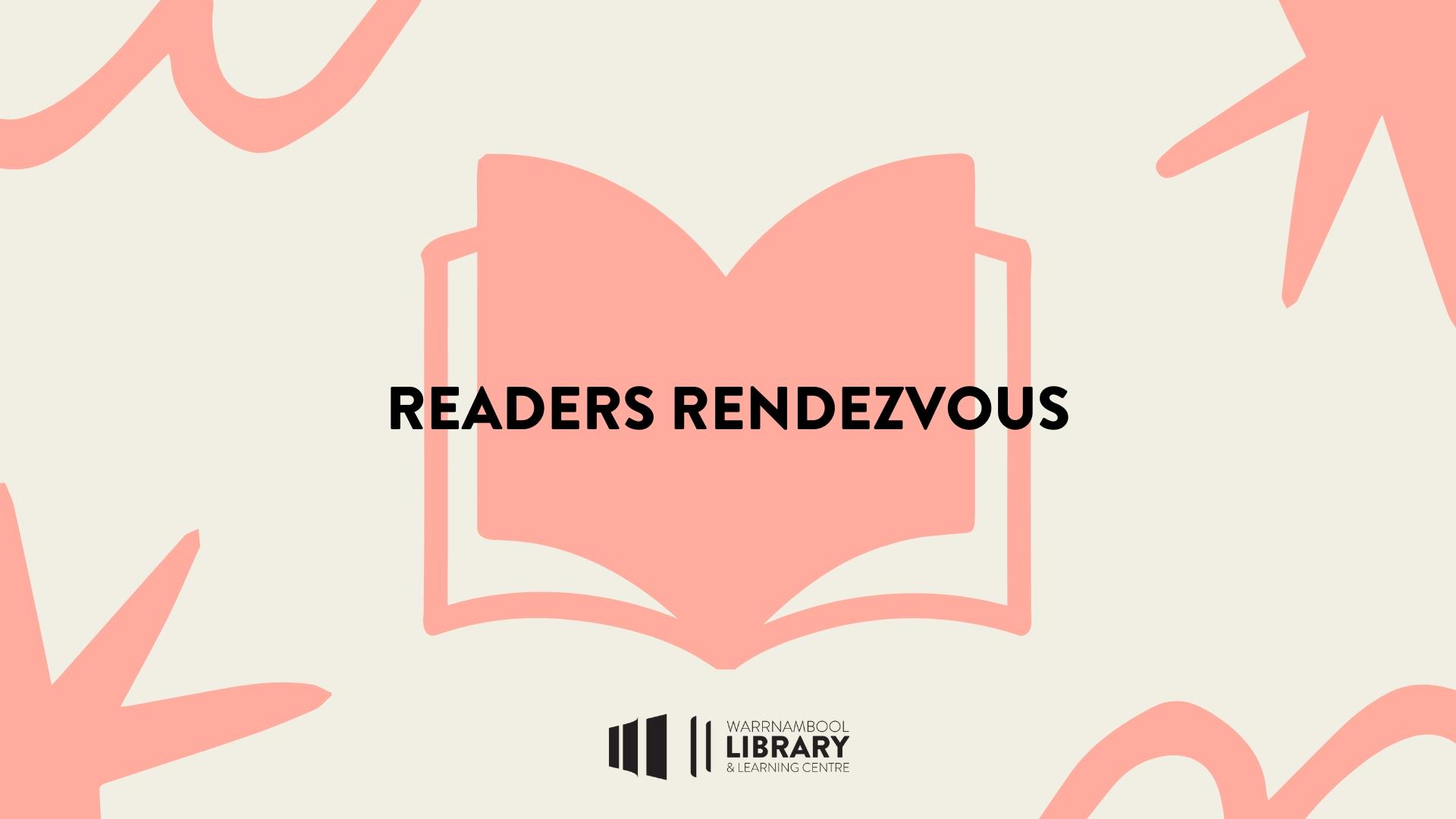 A cream background with pink vector images of shapes and an open book